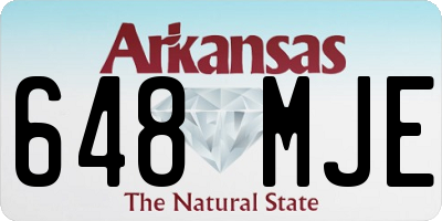 AR license plate 648MJE