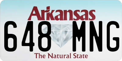 AR license plate 648MNG