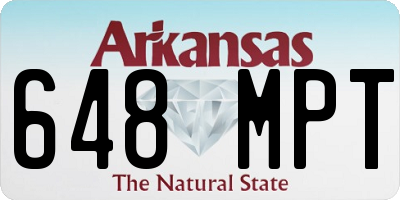 AR license plate 648MPT
