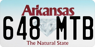 AR license plate 648MTB
