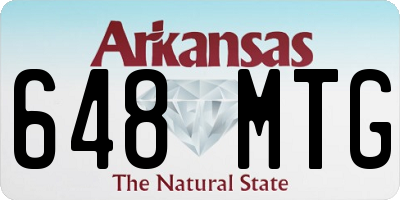 AR license plate 648MTG