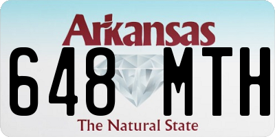 AR license plate 648MTH