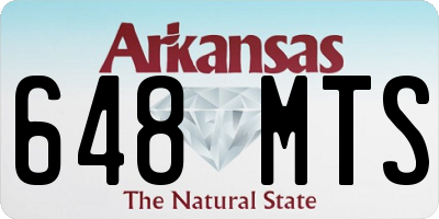 AR license plate 648MTS