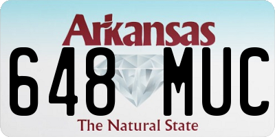 AR license plate 648MUC
