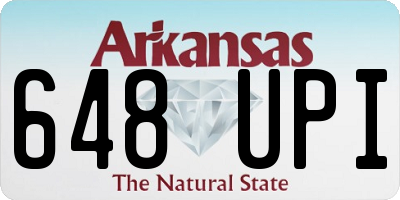 AR license plate 648UPI