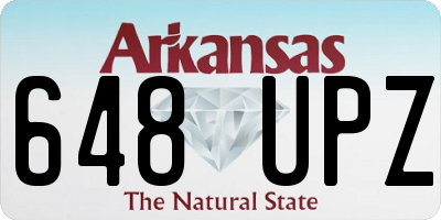 AR license plate 648UPZ