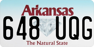 AR license plate 648UQG