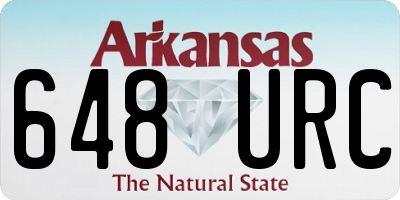 AR license plate 648URC