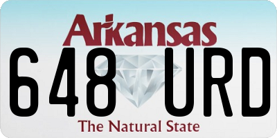 AR license plate 648URD