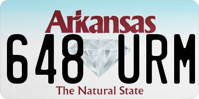 AR license plate 648URM