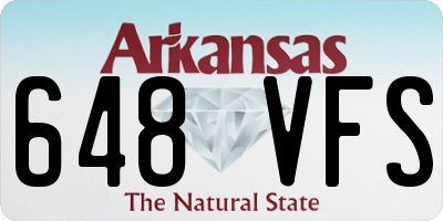 AR license plate 648VFS