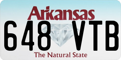 AR license plate 648VTB