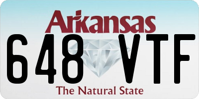 AR license plate 648VTF