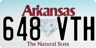AR license plate 648VTH