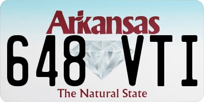 AR license plate 648VTI