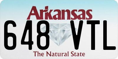 AR license plate 648VTL