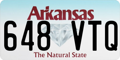 AR license plate 648VTQ