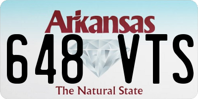 AR license plate 648VTS