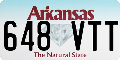 AR license plate 648VTT
