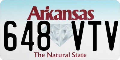 AR license plate 648VTV