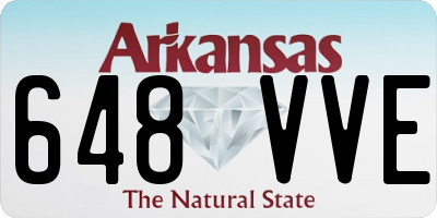 AR license plate 648VVE