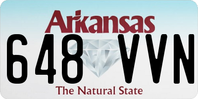 AR license plate 648VVN