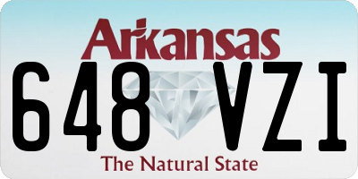AR license plate 648VZI