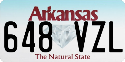 AR license plate 648VZL