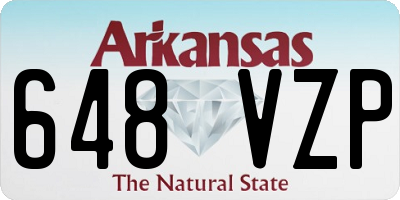 AR license plate 648VZP