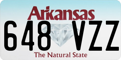 AR license plate 648VZZ
