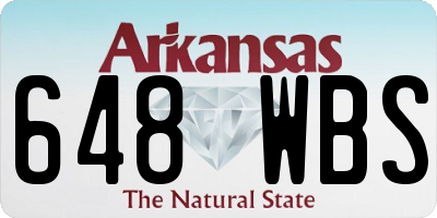AR license plate 648WBS