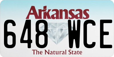 AR license plate 648WCE