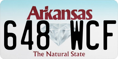 AR license plate 648WCF
