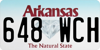 AR license plate 648WCH