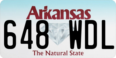 AR license plate 648WDL