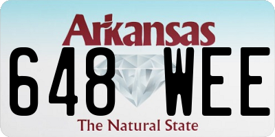 AR license plate 648WEE