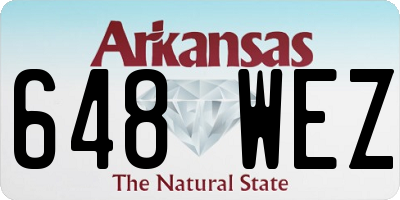 AR license plate 648WEZ