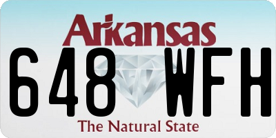 AR license plate 648WFH