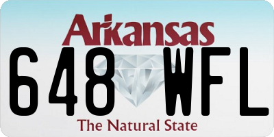 AR license plate 648WFL