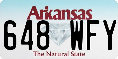 AR license plate 648WFY