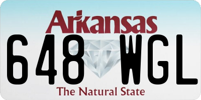 AR license plate 648WGL