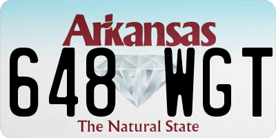 AR license plate 648WGT