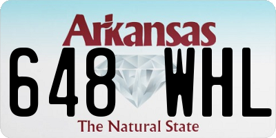 AR license plate 648WHL