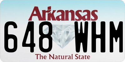 AR license plate 648WHM