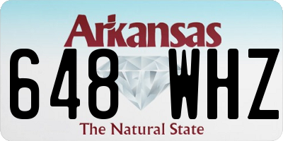 AR license plate 648WHZ