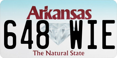 AR license plate 648WIE