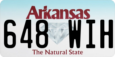 AR license plate 648WIH