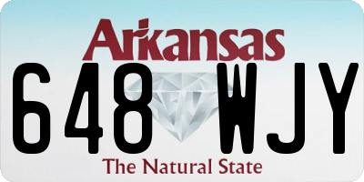 AR license plate 648WJY