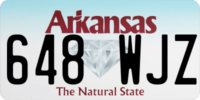 AR license plate 648WJZ