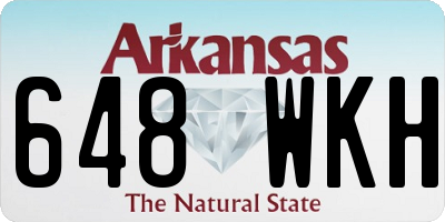 AR license plate 648WKH